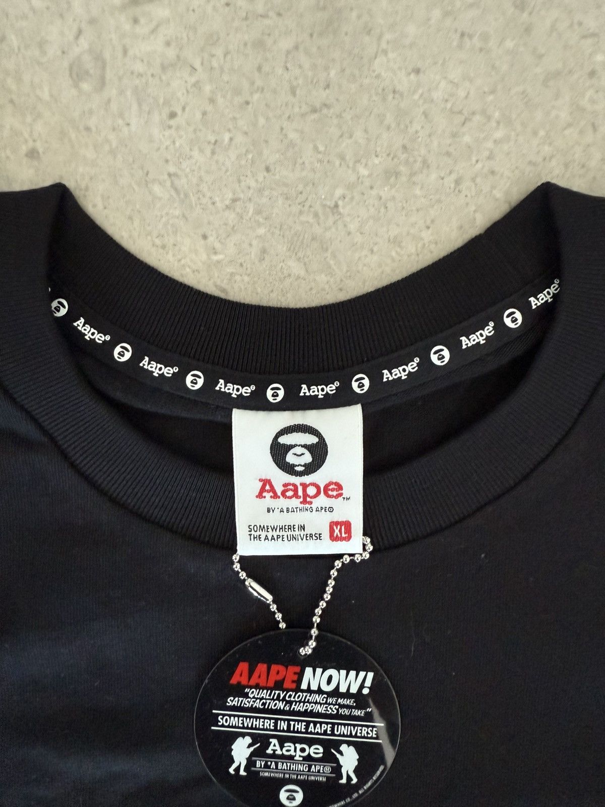 Aape AAPE by *A Bathing Ape Aape Universe Graphic T-shirt Size US XL / EU 56 / 4 - 2 Thumbnail