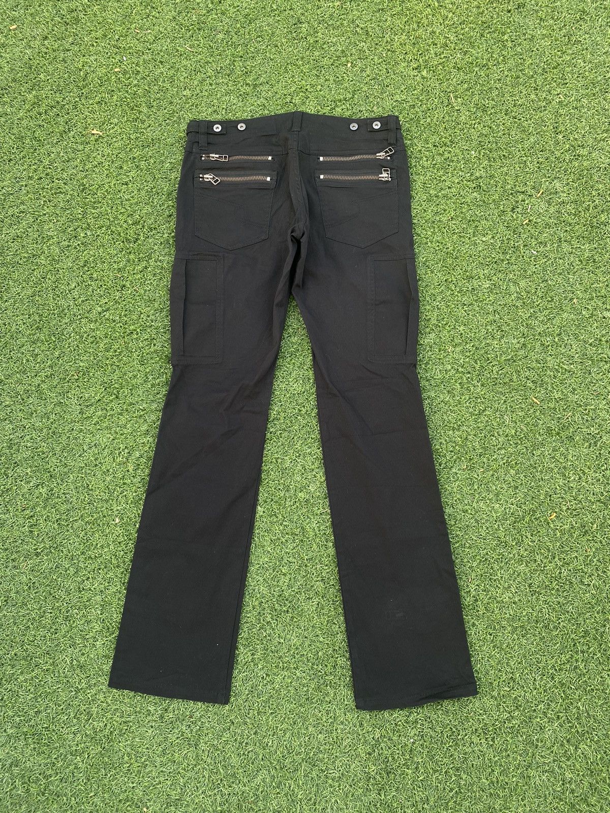 If Six Was Nine × Japanese Brand × semanticdesign RARE SEMANTIC DESIGN BLACK MULTI POCKET PANTS Size US 32 / EU 48 - 2 Thumbnail