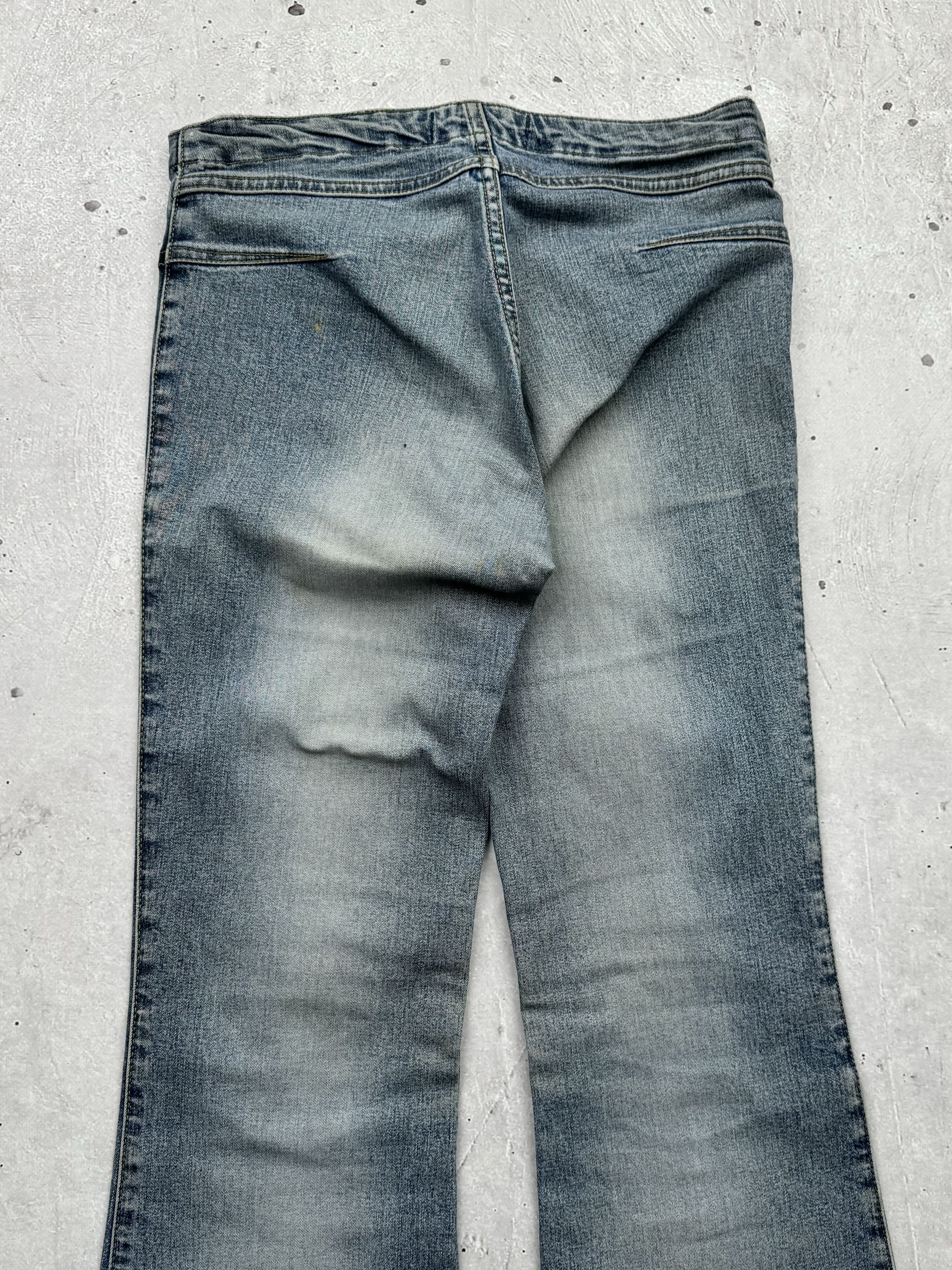 Japanese Brand × Vintage Vintage Flared Jeans Size 29" - 8 Thumbnail