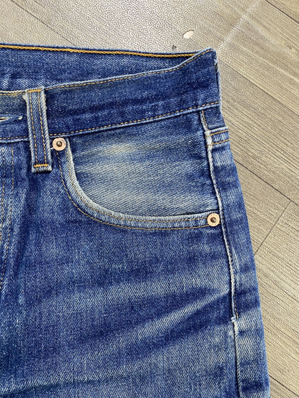Levi's Vintage Clothing 🇺🇸1990s Vintage Levis 501XX Faded 29x36 Straight Leg Jeans Size US 29 - 7 Thumbnail