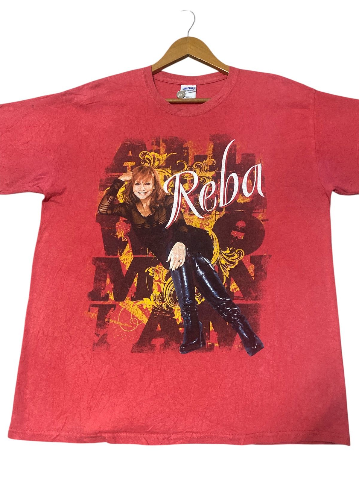 Band Tees × Vintage 💸BINDING OFFER💸VINTAGE REBA SINGER BAND SHIRT TEE💥 Size US L / EU 52-54 / 3 - 4 Thumbnail