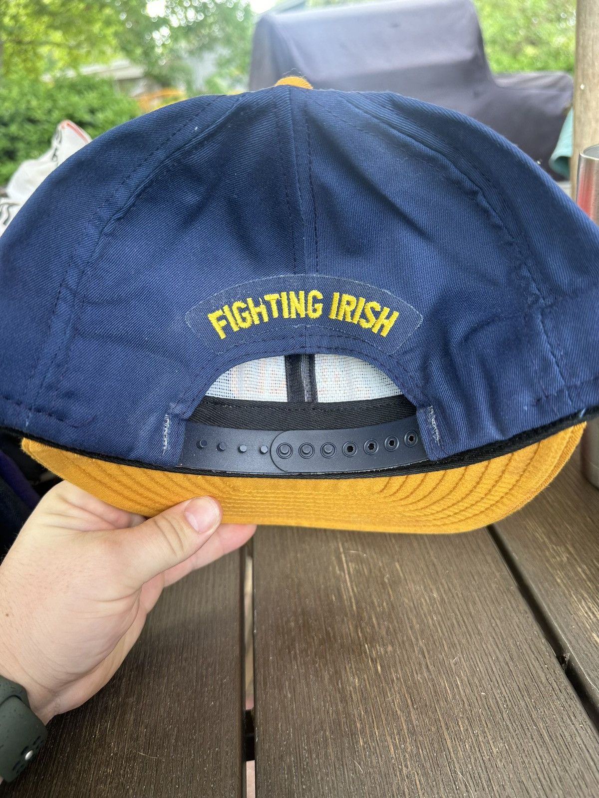 New Era 80s vintage Notre Dame hat Size ONE SIZE - 2 Thumbnail