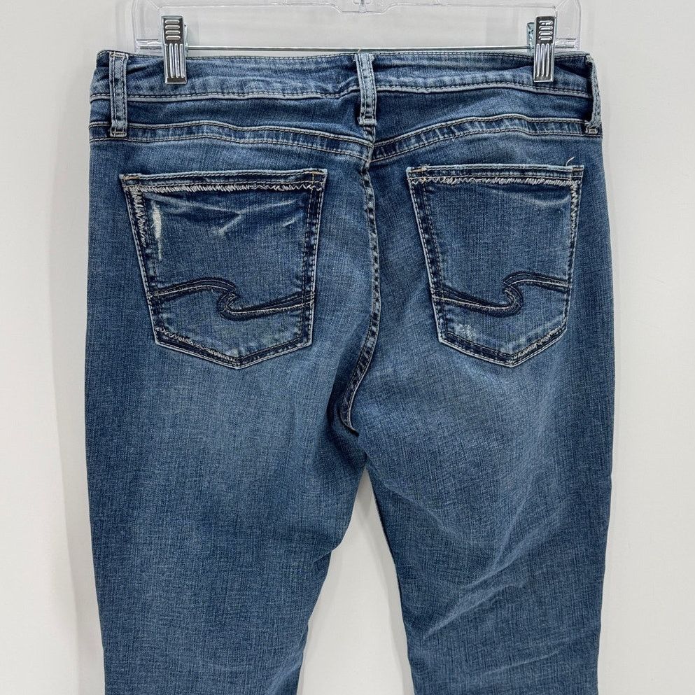 Silver Jeans Co. Silver Jeans Co Elyse slim boot size 30x33 western rodeo Size 30" / US 8 / IT 44 - 6 Thumbnail