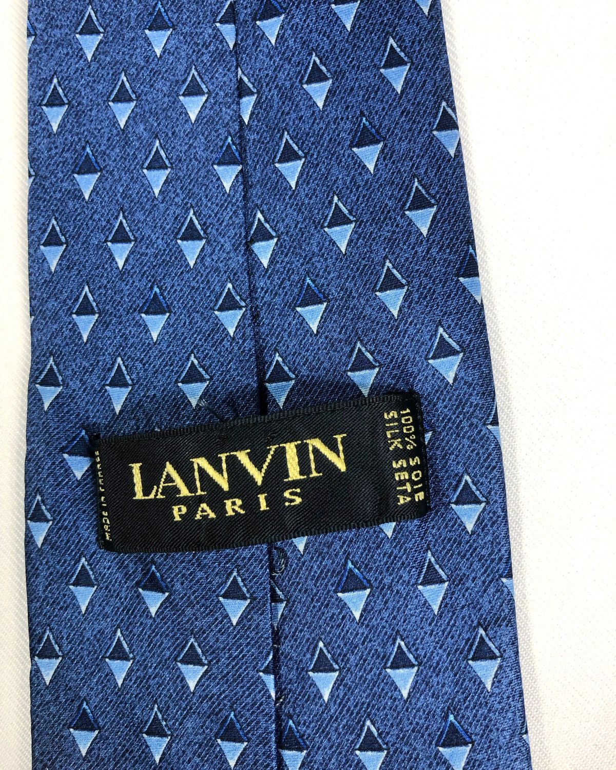Lanvin Rare Lanvin Paris Silk Tie Made in France Size ONE SIZE - 6 Thumbnail