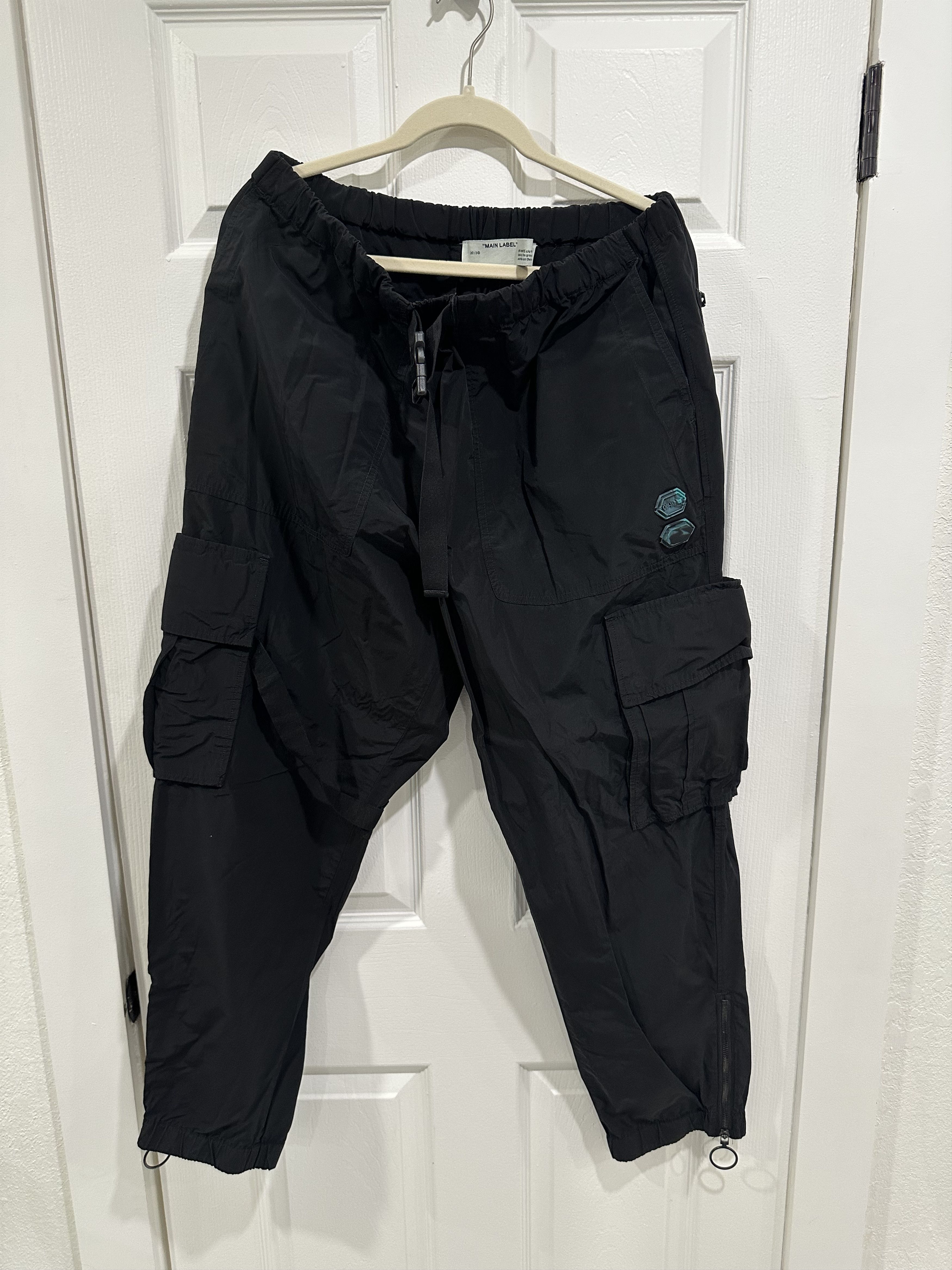 Off-White Off White Nylon Cargo Pants Size US 37 - 1 Thumbnail