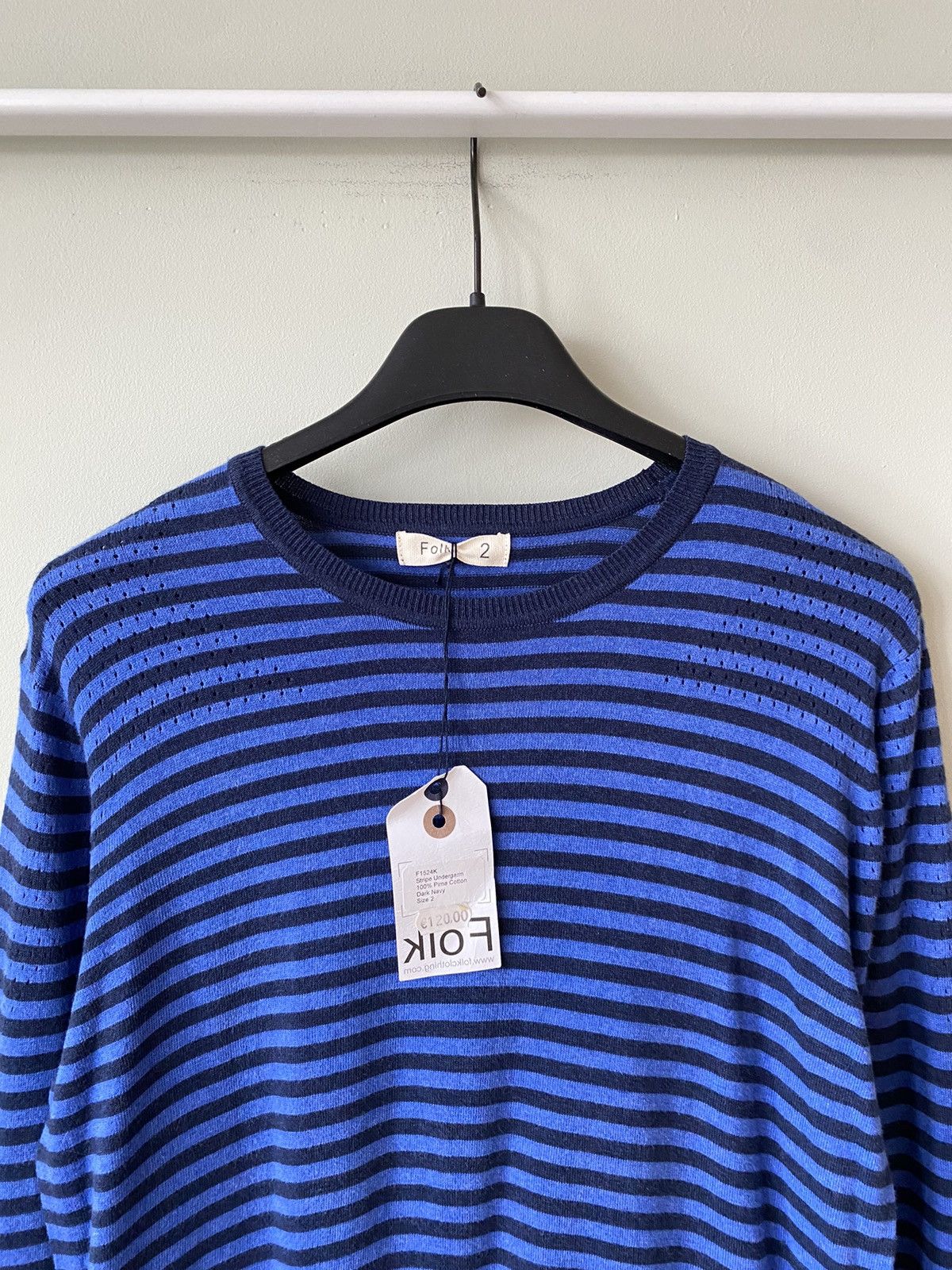 Folk Folk Stripe undergarm jumper Sweater New Size US S / EU 44-46 / 1 - 2 Thumbnail