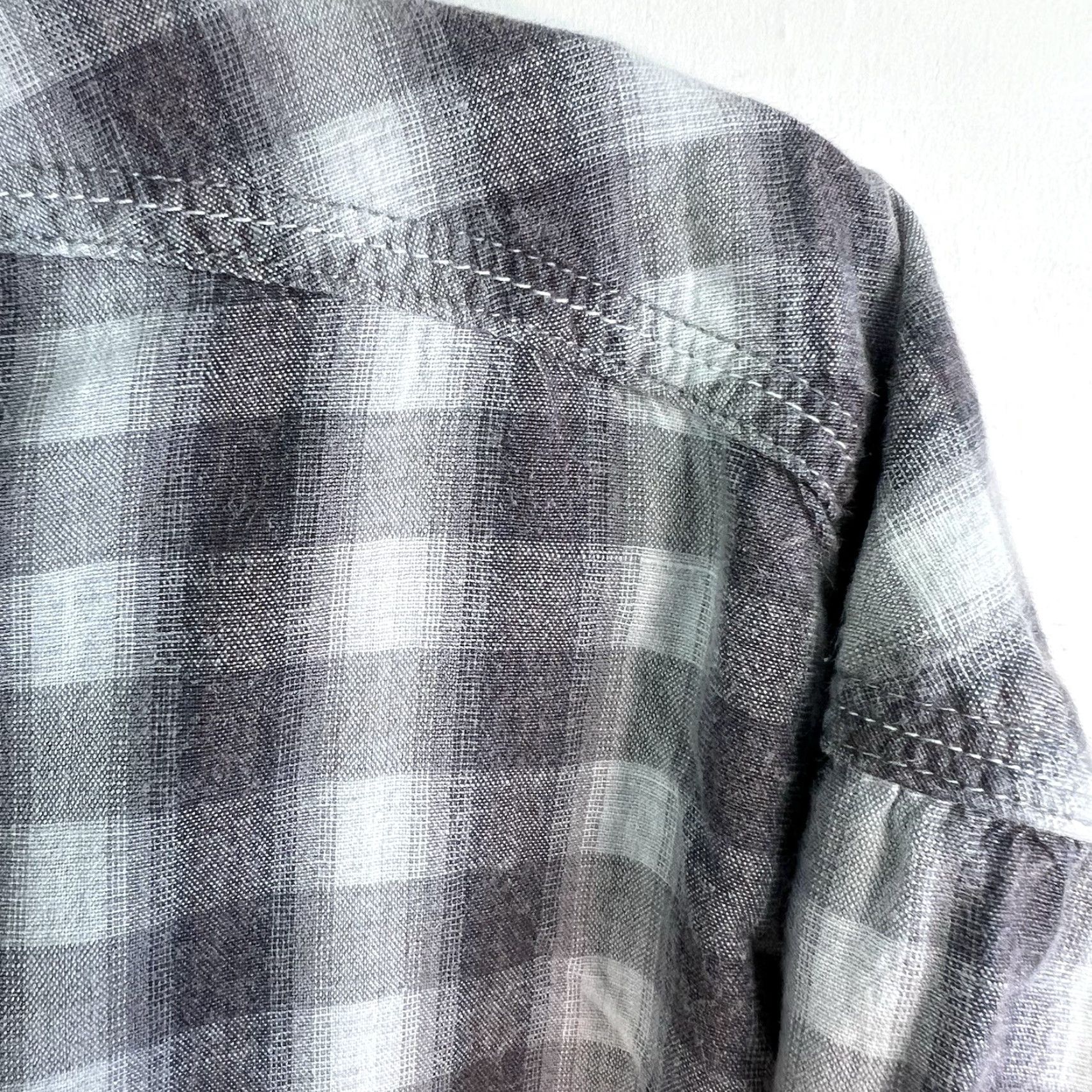 Walls Walls Gray Plaid Pearl-Snap Shirt Men's Regular Size M Long Sleeve Cowboy Outdoor Size US M / EU 48-50 / 2 - 3 Thumbnail