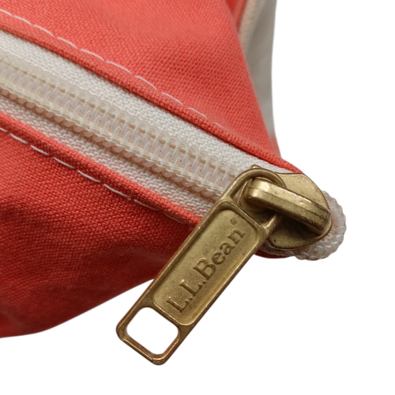 L.L. Bean Vintage LL Bean Boat and Tote Zip Hand Bag Heavy Duty Canvas Size ONE SIZE - 8 Thumbnail