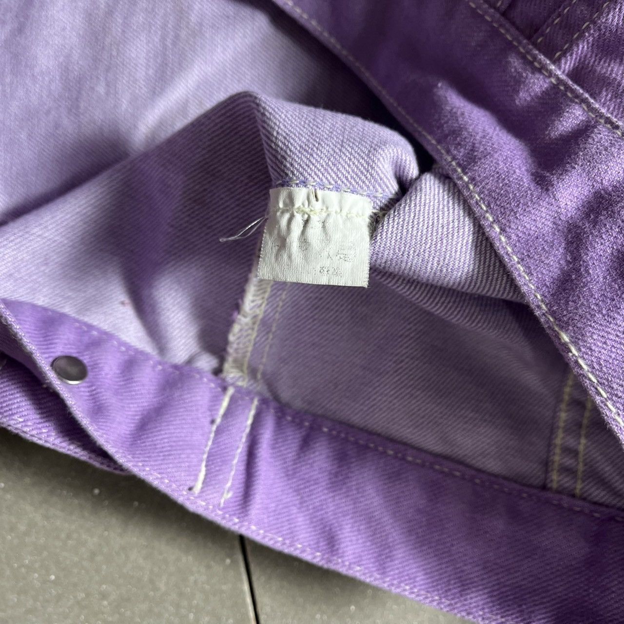 Japanese Brand Cocolulu Japanese Brand Purple Denim Jacket Size M / US 6-8 / IT 42-44 - 8 Thumbnail