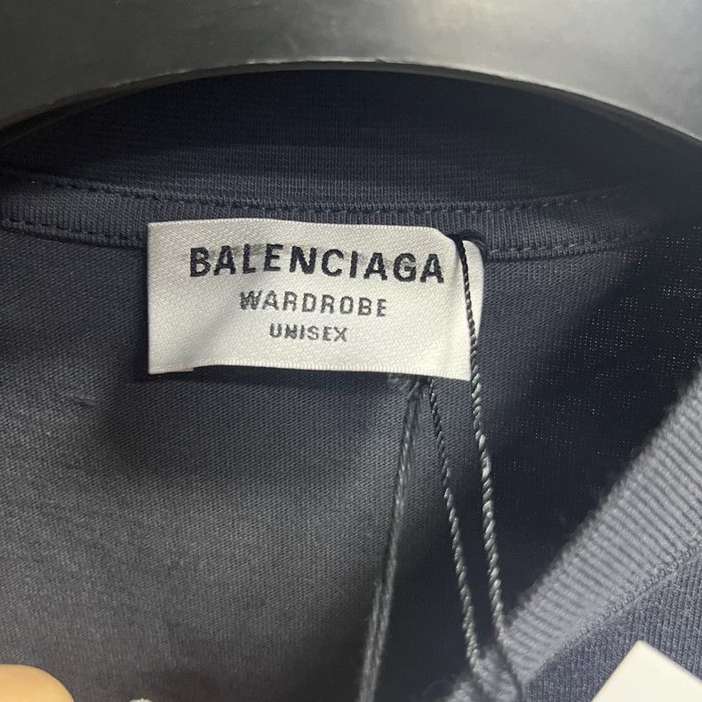 Balenciaga Balenciaga White Label Black Grey Embroidered Cola Pattern Size US XXS / EU 40 - 2 Thumbnail