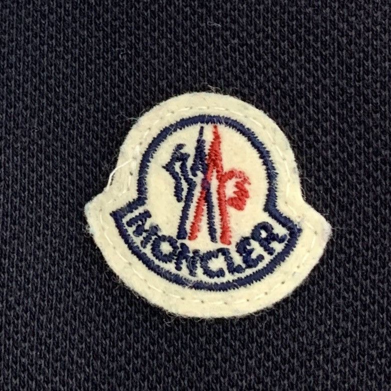 Moncler Moncler Black Logo Patch Cotton Polo Shirt K26WX Size US S / EU 44-46 / 1 - 5 Thumbnail
