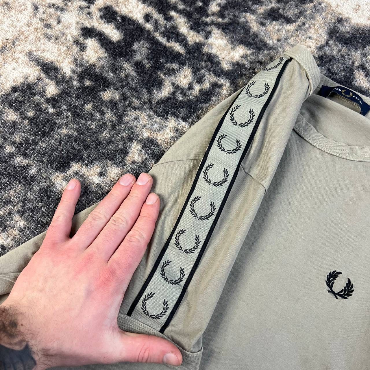 Fred Perry Fred Perry Luxury Lampas Multilogo T-Shirt Streetwear 1TS48 Size US S / EU 44-46 / 1 - 3 Thumbnail