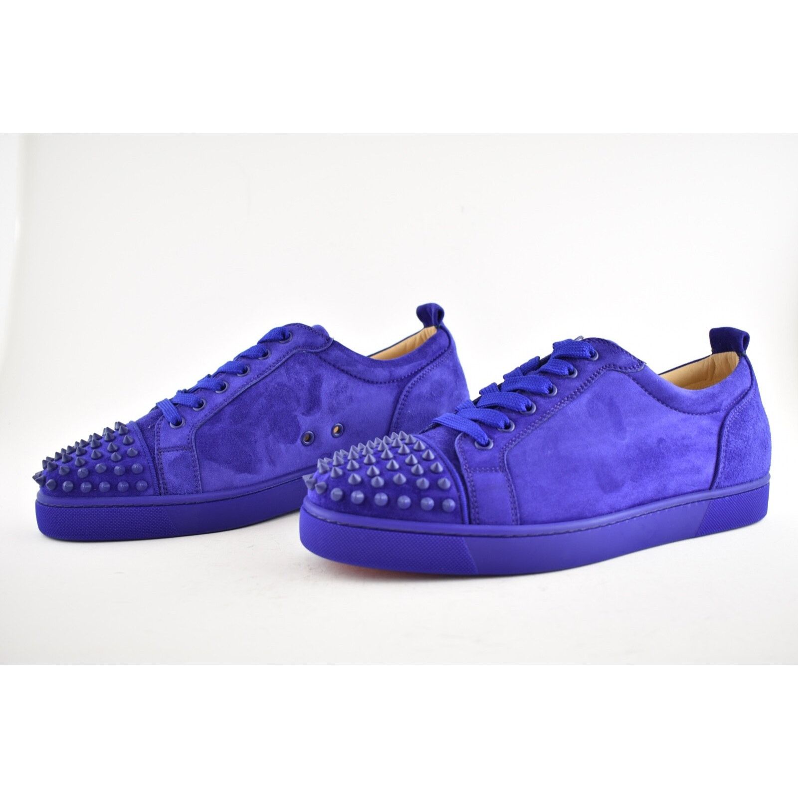 Christian Louboutin Christian Louboutin Louis Junior Spikes Flat Nomade Blue Size US 11 / EU 44 - 9 Thumbnail
