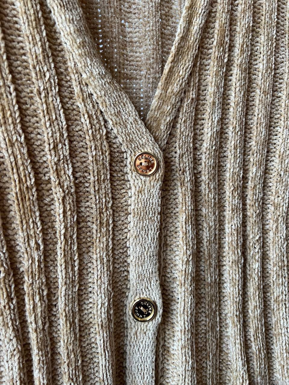 Celine VINTAGE CELINE PARIS BUTTON WOMEN CLASSIC KNIT CARDIGAN Sz44 Size M / US 6-8 / IT 42-44 - 7 Thumbnail