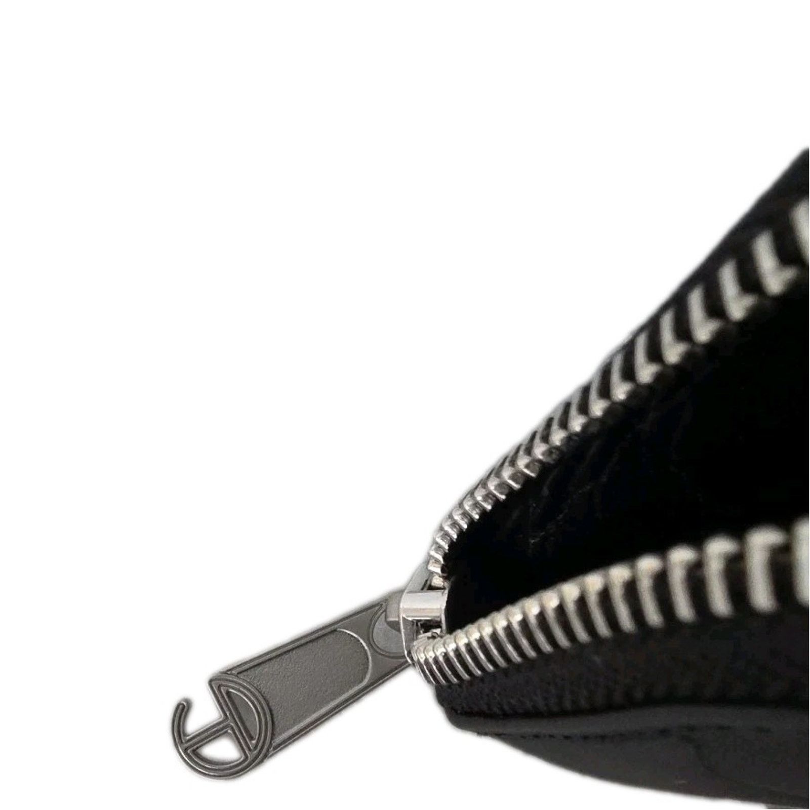 Telfar Telfar Small Zip Wallet Black Vegan Leather Card Holder Size ONE SIZE - 5 Thumbnail