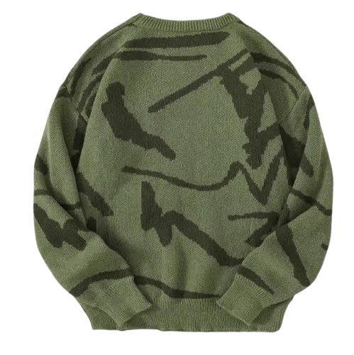 Other Streetwear Popular Graffiti Sweater Jacquard Knitwear Size US L / EU 52-54 / 3 - 2 Thumbnail