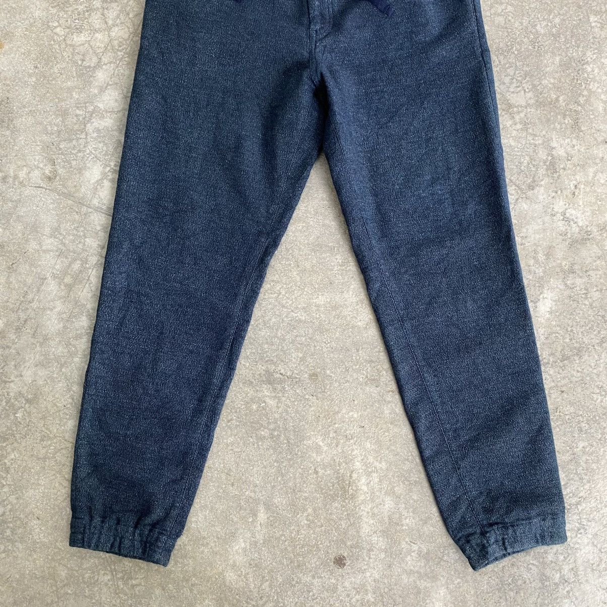 Blue Blue Japan Blue Blue Japan Drawstring Indigo Dyed Sweat Pants Size US 31 - 5 Thumbnail
