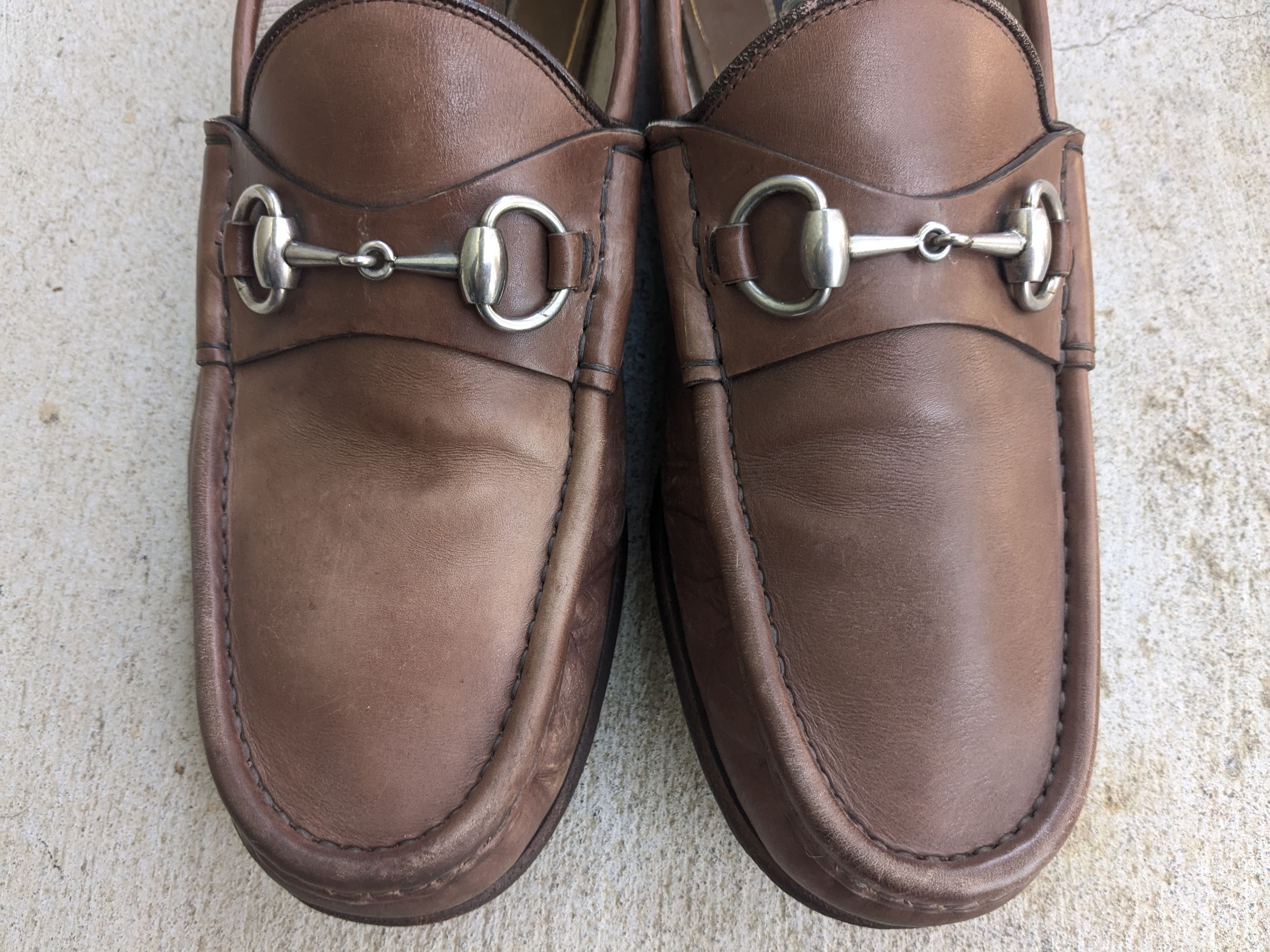 Gucci × Tom Ford Gucci Horsebit Loafers Brown 8.5 Rubber Leather Size US 8.5 / EU 41-42 - 5 Thumbnail