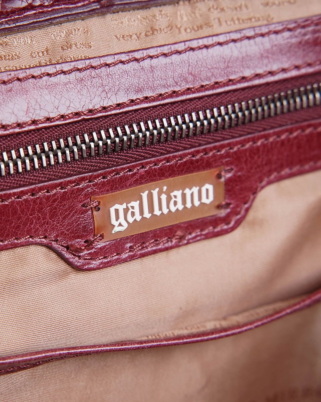John Galliano John Galliano Leather Shoulder Bag Size ONE SIZE - 4 Thumbnail