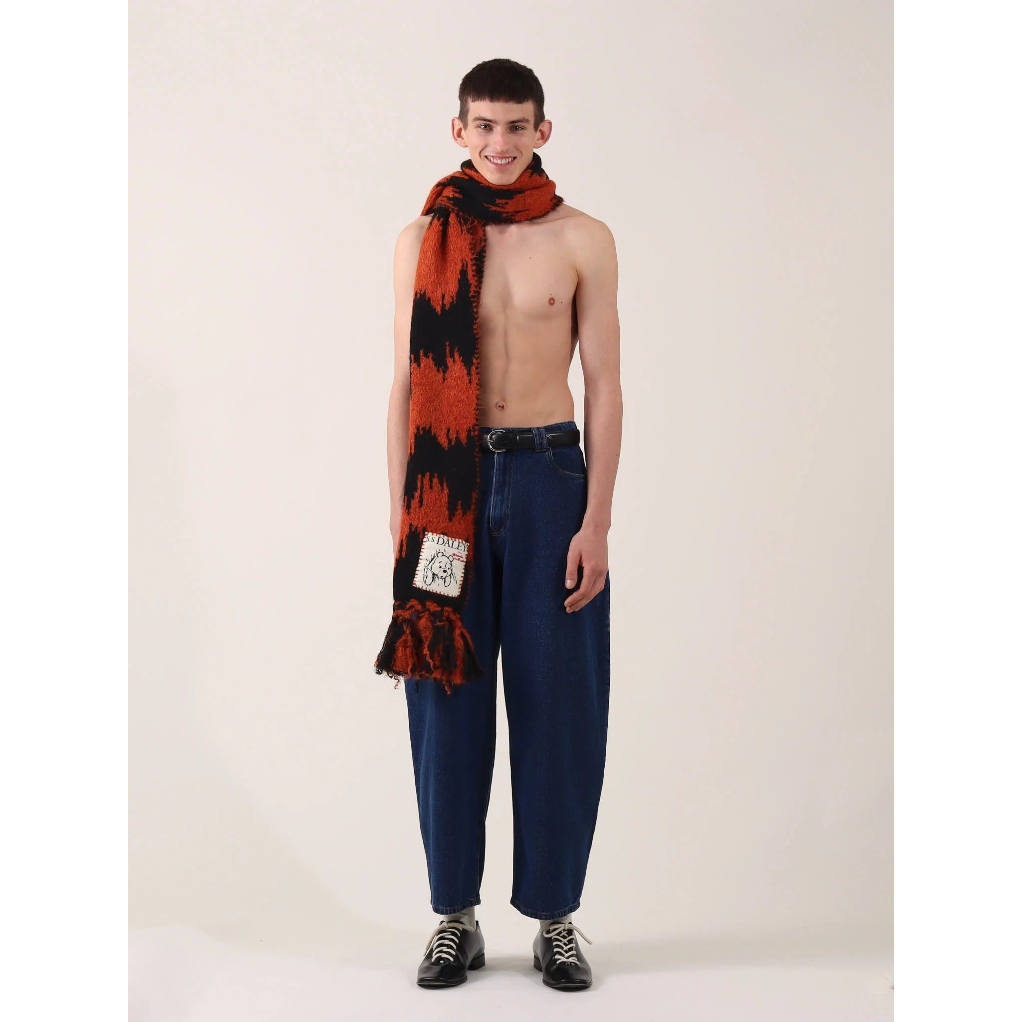 S.S.Daley S.S.DALEY x Disney Winnie the Pooh TIGGER Stripe Mohair Scar Size ONE SIZE - 2 Thumbnail