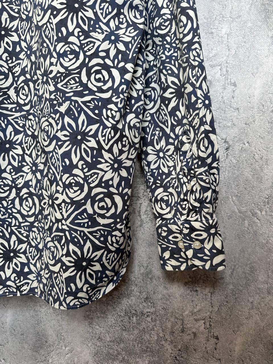 Paul & Shark Paul Shark Yachting Flowered Pattern Shirt ButtonUp Hawaiian Size US M / EU 48-50 / 2 - 10 Thumbnail