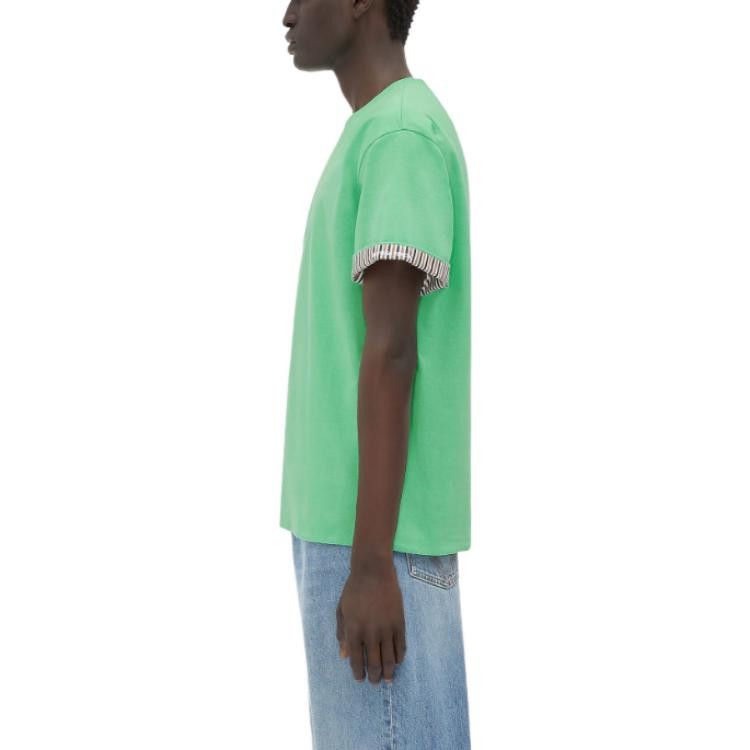 Bottega Veneta o1loc1c0125 754683 Double Layer Striped Cotton T-Shirt Size US S / EU 44-46 / 1 - 3 Thumbnail
