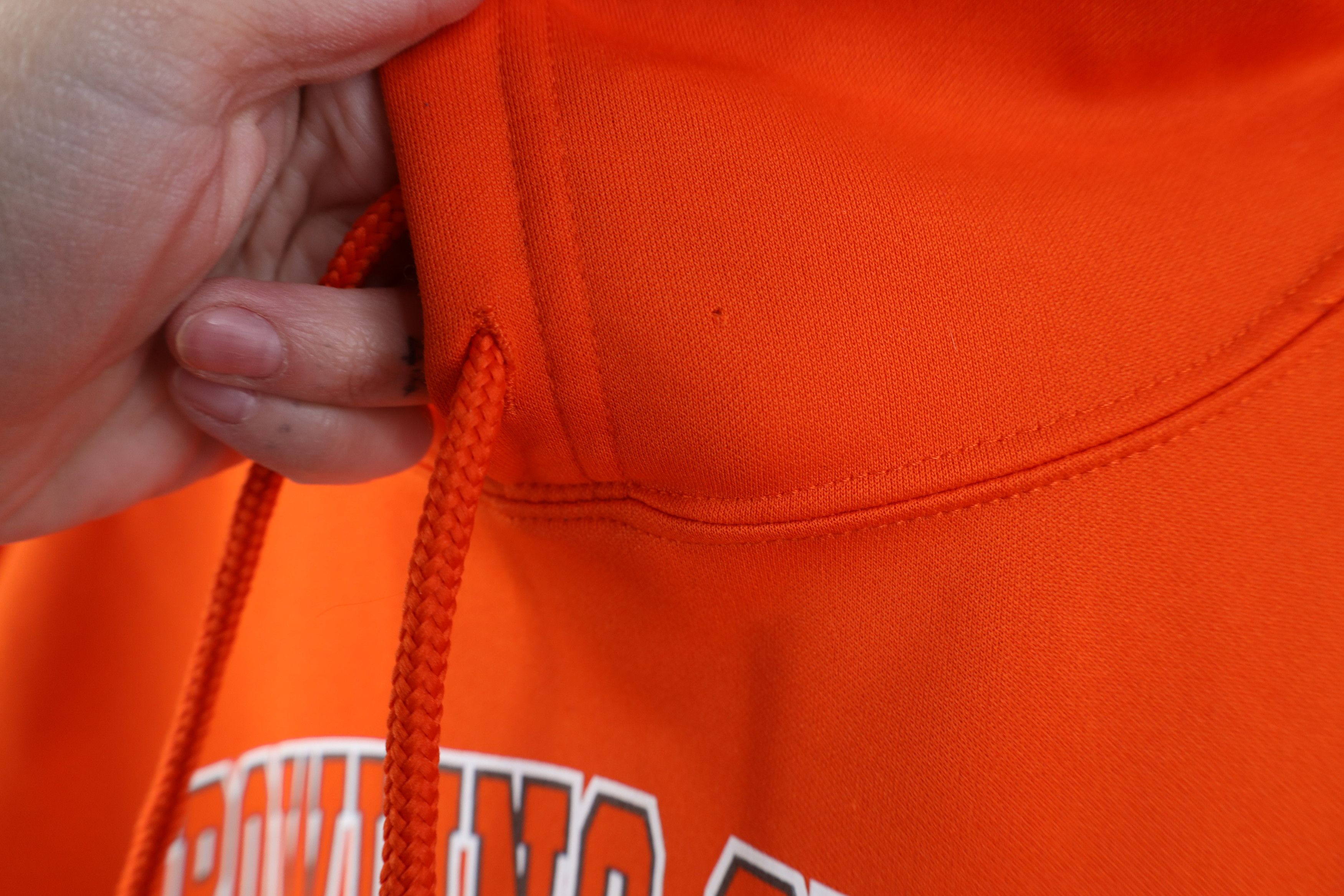 Vintage Vintage Bowling Green State University Hockey Hoodie Orange Size US L / EU 52-54 / 3 - 5 Thumbnail