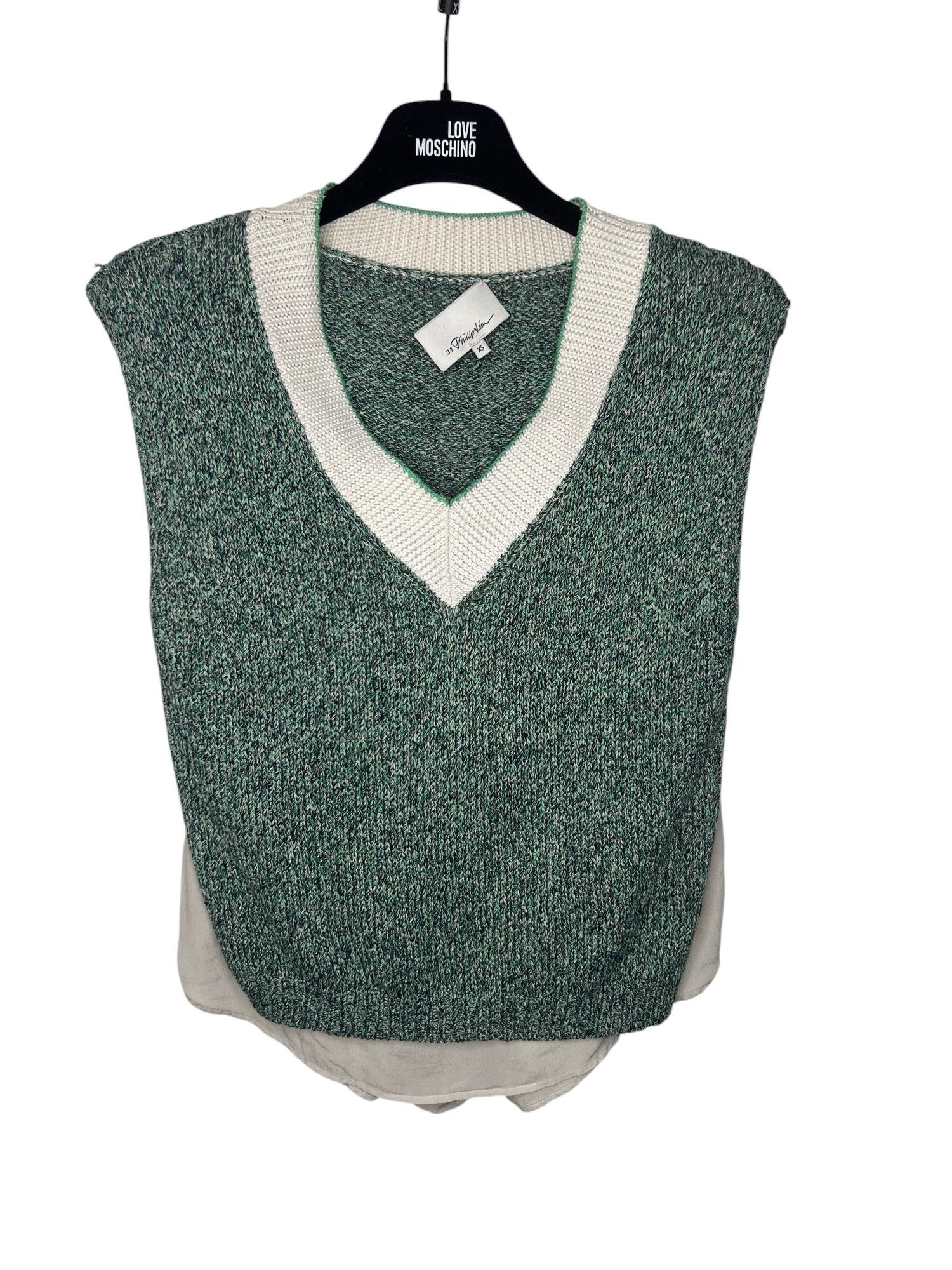 3.1 Phillip Lim Silk Tromp L’ oeil Cotton-Knit Size XS / US 0-2 / IT 36-38 - 1 Thumbnail