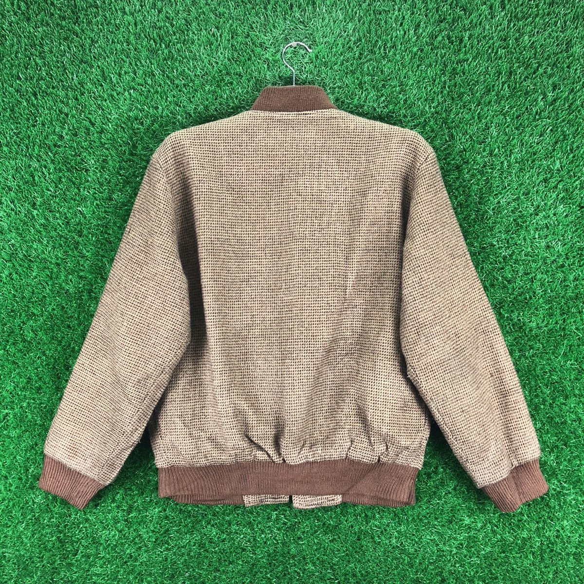 Japanese Brand Vintage 80's Wool Bomber Jacket Style Size US S / EU 44-46 / 1 - 4 Thumbnail