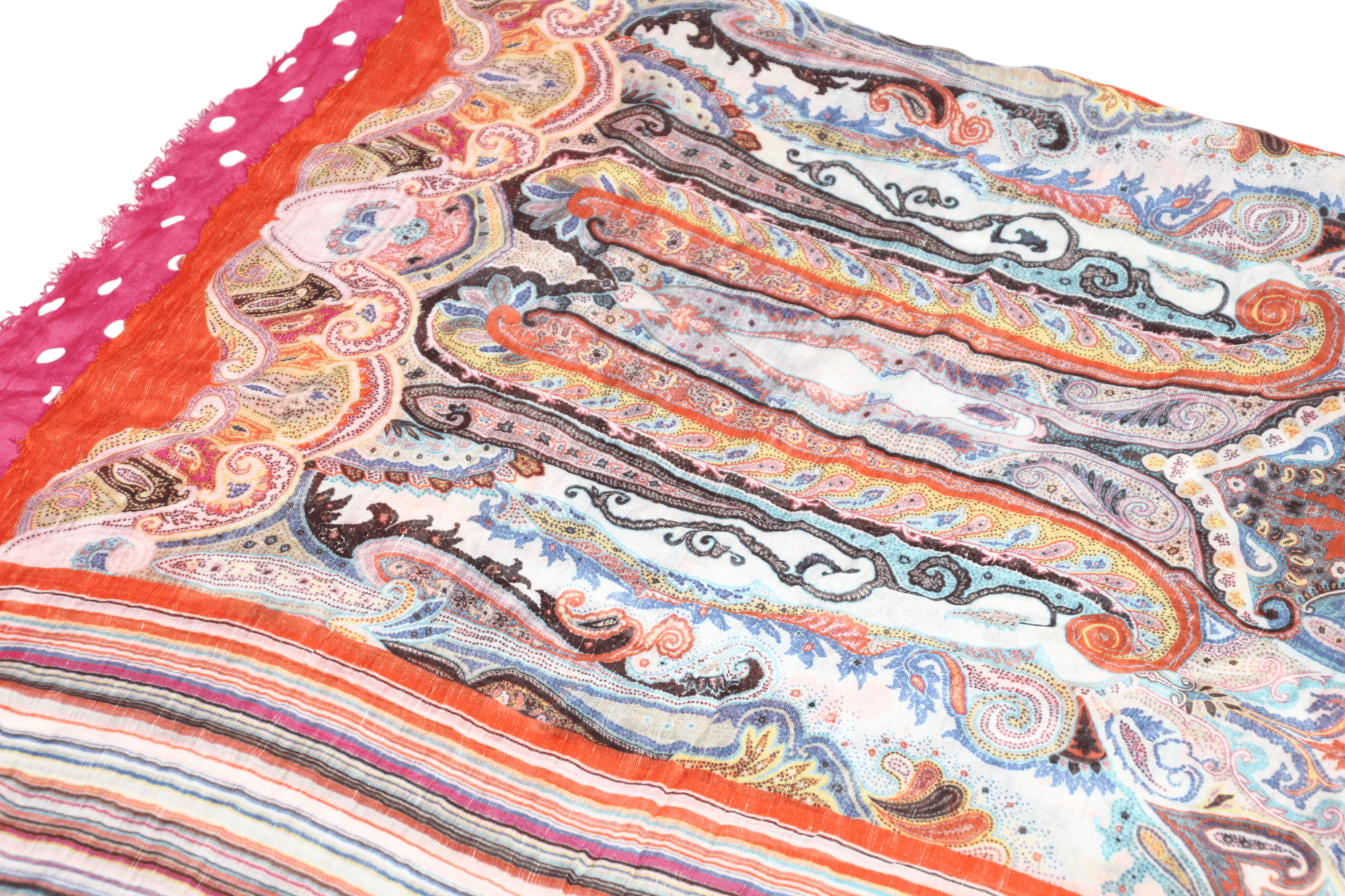 Altea Altea Baroque modal flax silk big scarf 168x85 cm Size ONE SIZE - 6 Thumbnail
