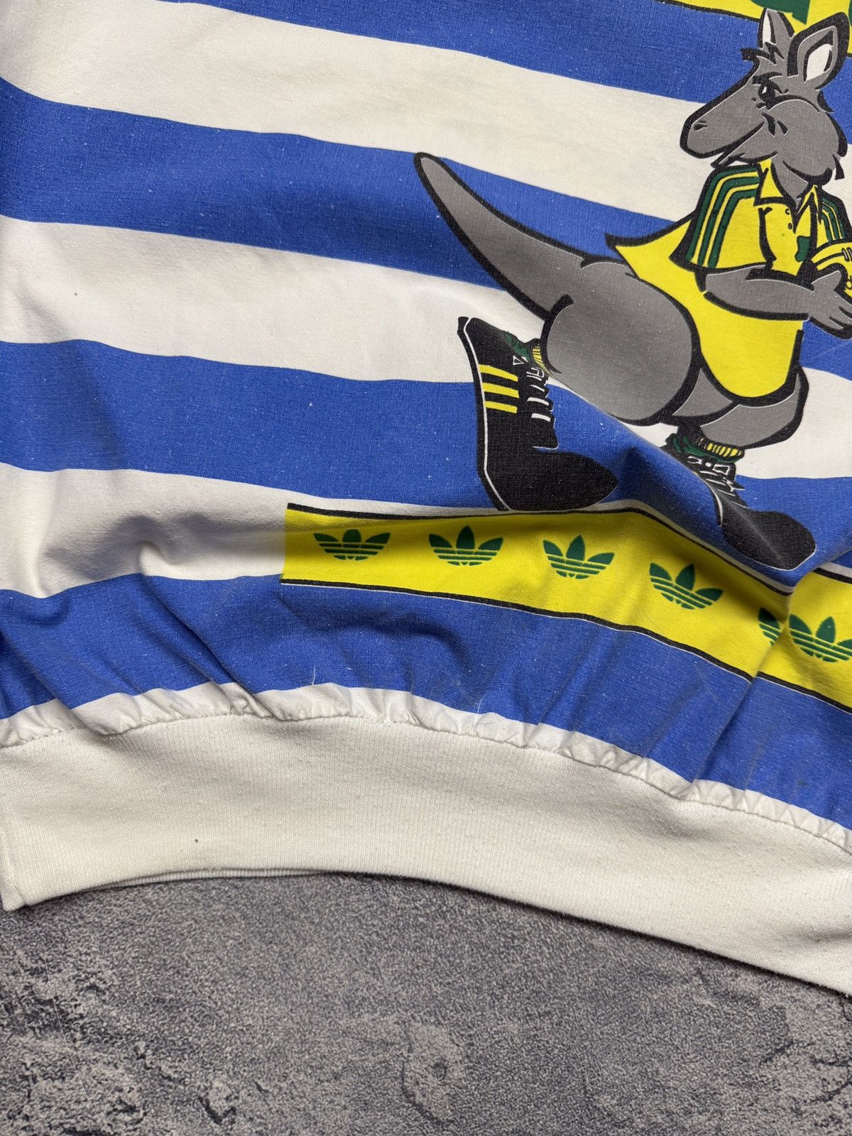 Adidas Vintage 80s Adidas Aussie Rugby Crewneck Rare Size US XL / EU 56 / 4 - 12 Thumbnail