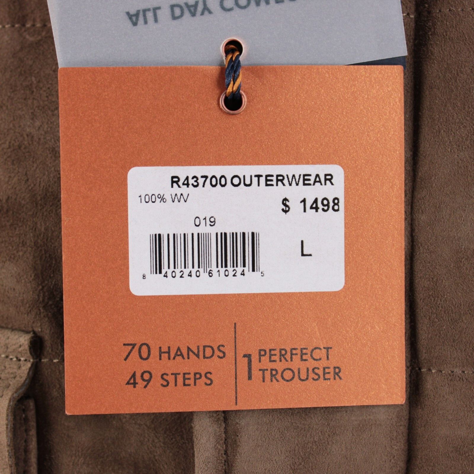 Zanella Zanella Jacket Size L US In Brown Wool & Suede Size US L / EU 52-54 / 3 - 4 Thumbnail
