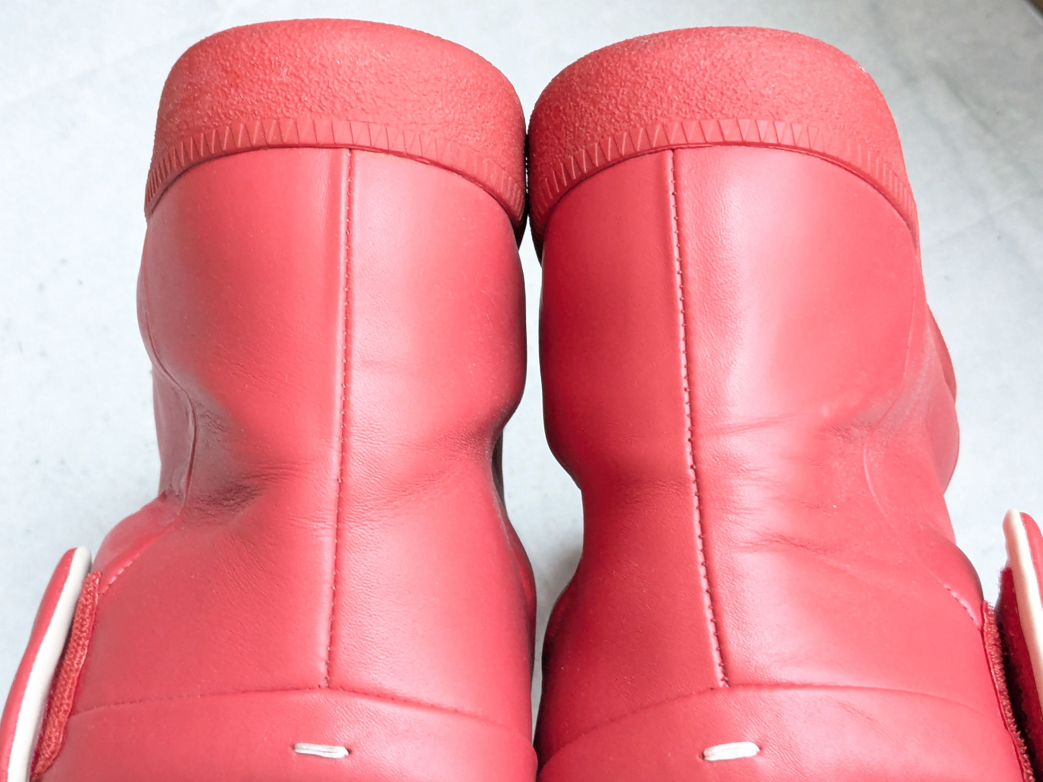 Maison Margiela Maison Margiela Future Red 13 46 High Tops Leather Sneakers Size US 13 / EU 46 - 14 Thumbnail