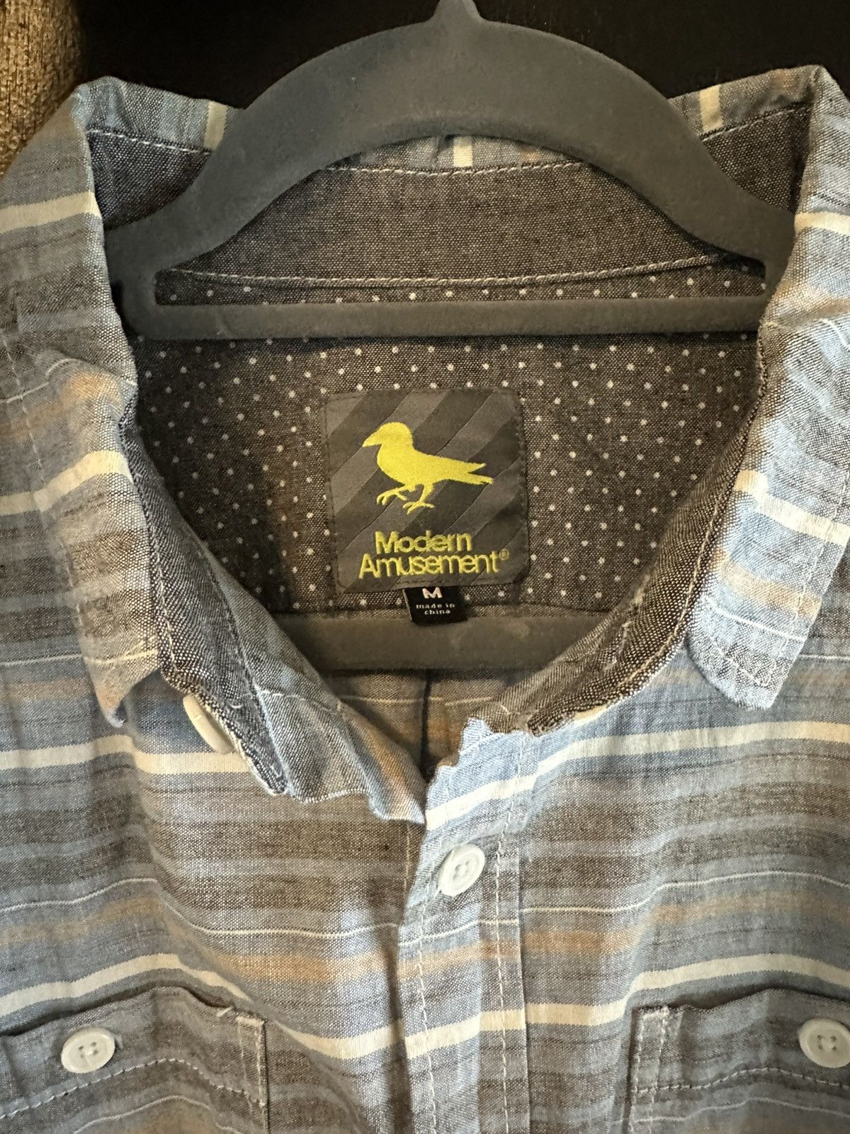 Modern Amusement × Pacsun PacSun Modern Amusement Oxford L/S Shirt Size US M / EU 48-50 / 2 - 2 Thumbnail