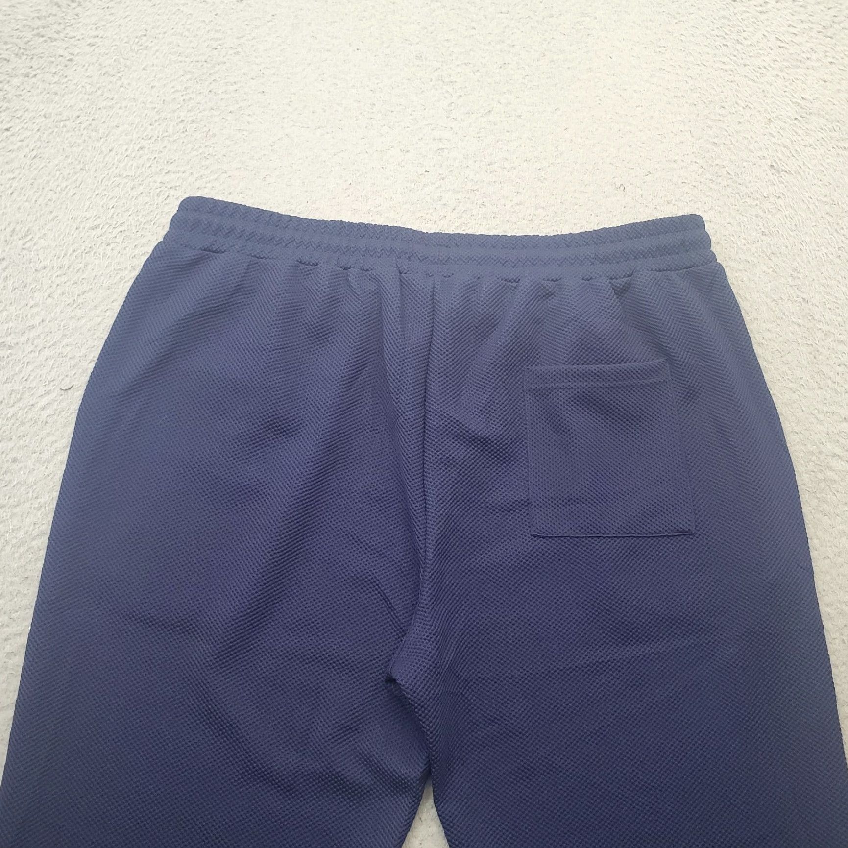 Vintage Coofandy Activewear Pants Men 2XL Blue Pockets Drawstring Elastic Waist Straight Size US 39 - 8 Thumbnail