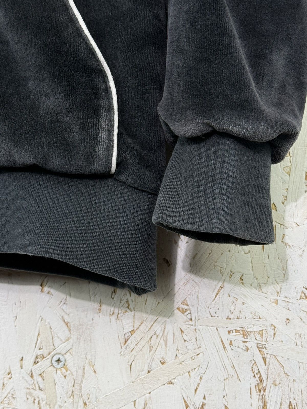 Dolce & Gabbana Dolce & Gabbana Velour Zip Up Hoodie Black Size 40 Size S / US 4 / IT 40 - 5 Thumbnail