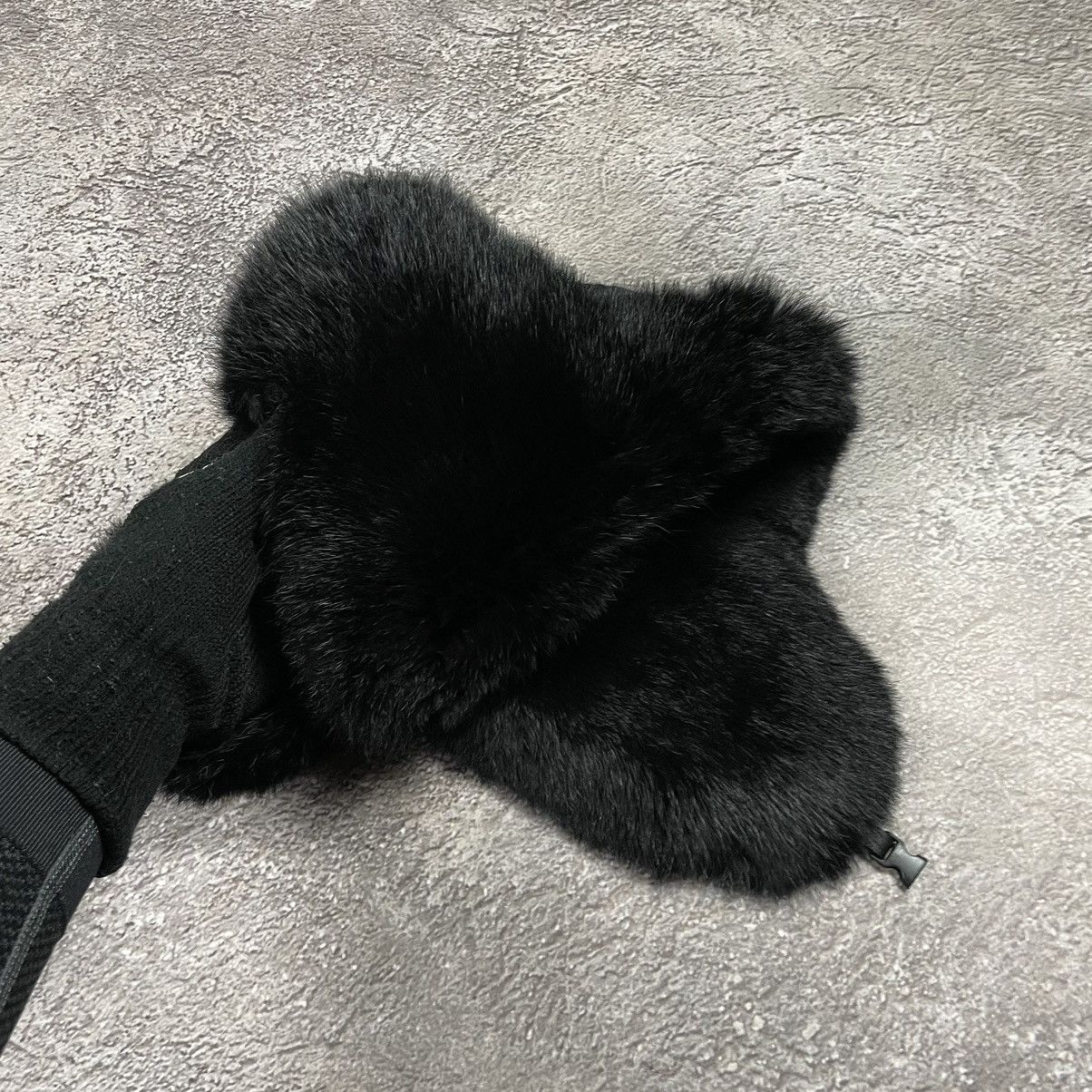 Vintage Vintage 90s Black Mohair Ushanka Beanie Faux Fur Alt Drip OS Size ONE SIZE - 4 Thumbnail