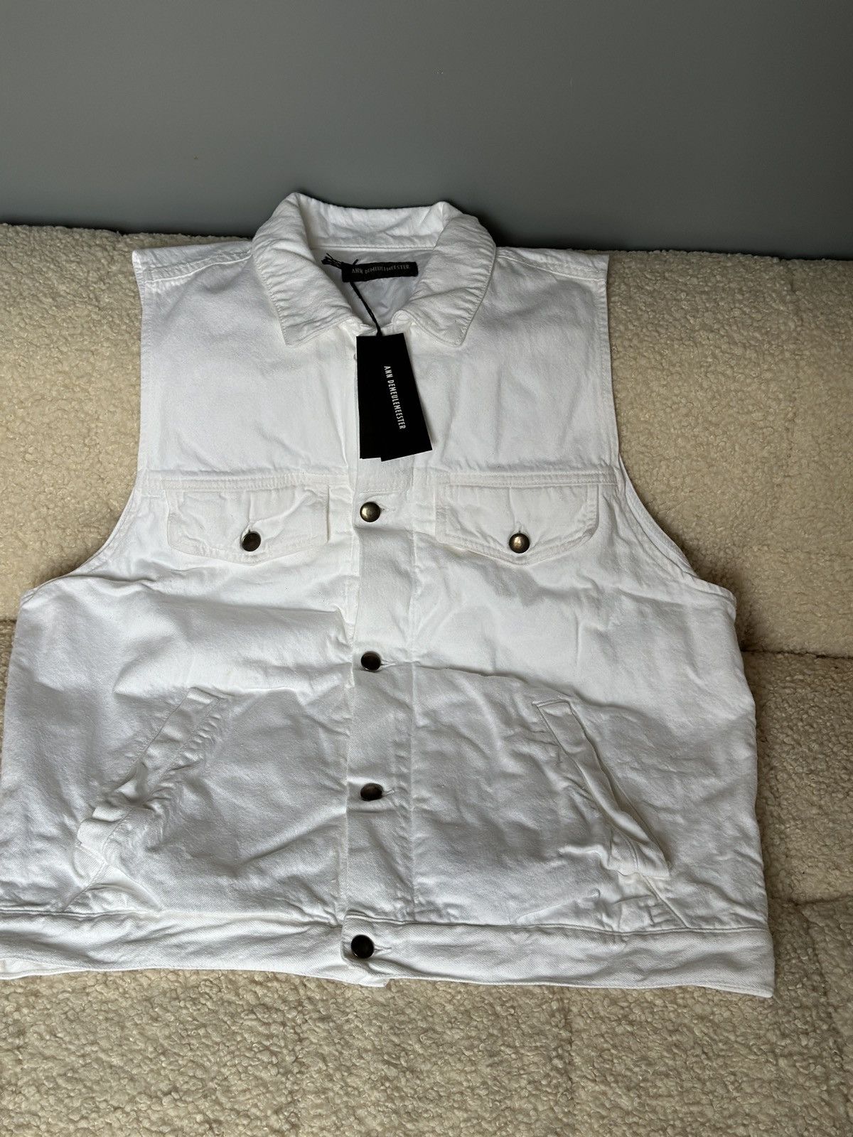 Ann Demeulemeester Ann Demeulemeester Denim Vest Size US S / EU 44-46 / 1 - 3 Thumbnail