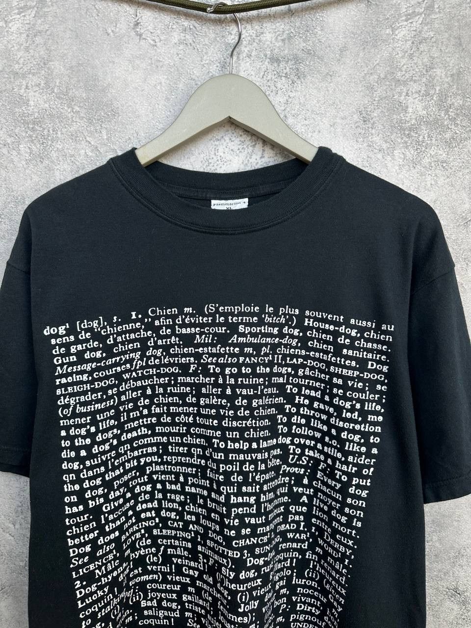 Vintage Flammarion 4 Aurele Graphic Dog Typography Tee 1993 Print Size US XL / EU 56 / 4 - 4 Thumbnail