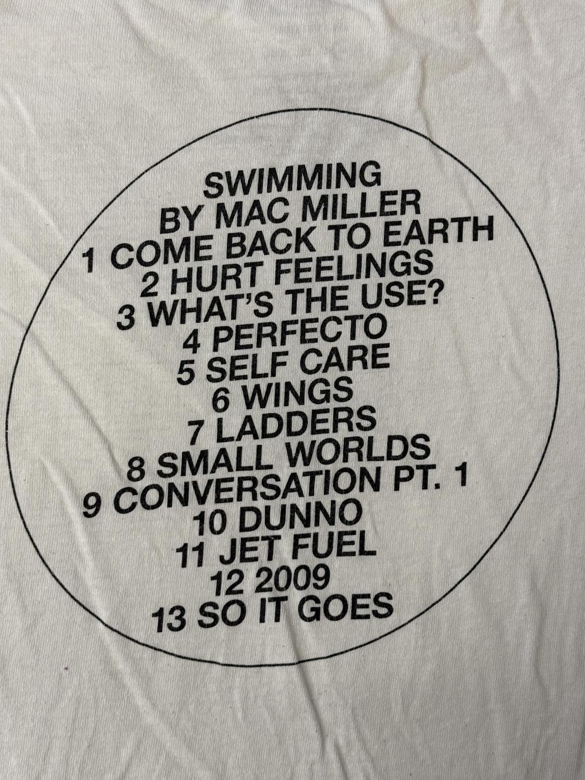Designer Mac Miller T-shirt Swimming Album Cover Tracklist Tee - M Size US M / EU 48-50 / 2 - 6 Thumbnail