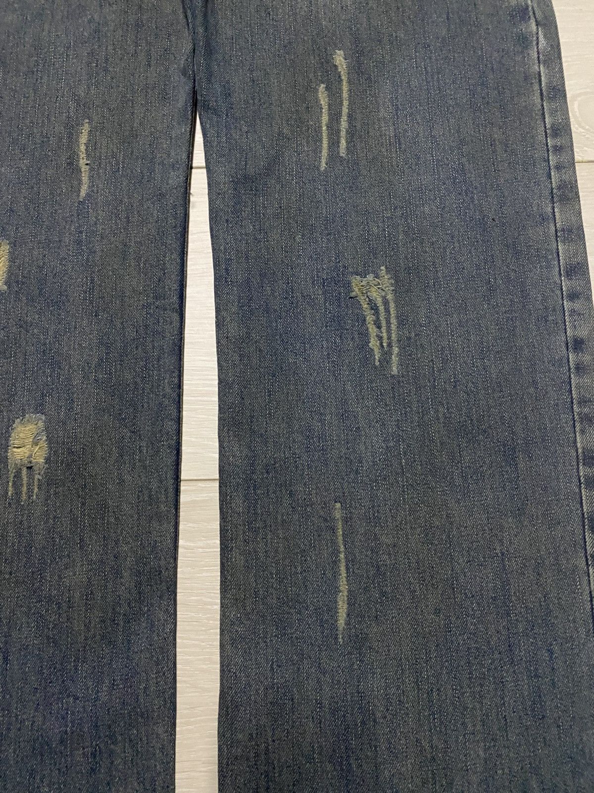 If Six Was Nine Takeshy Kurosawa State of the Art Denim Baggy Jeans Size US 30 / EU 46 - 10 Thumbnail