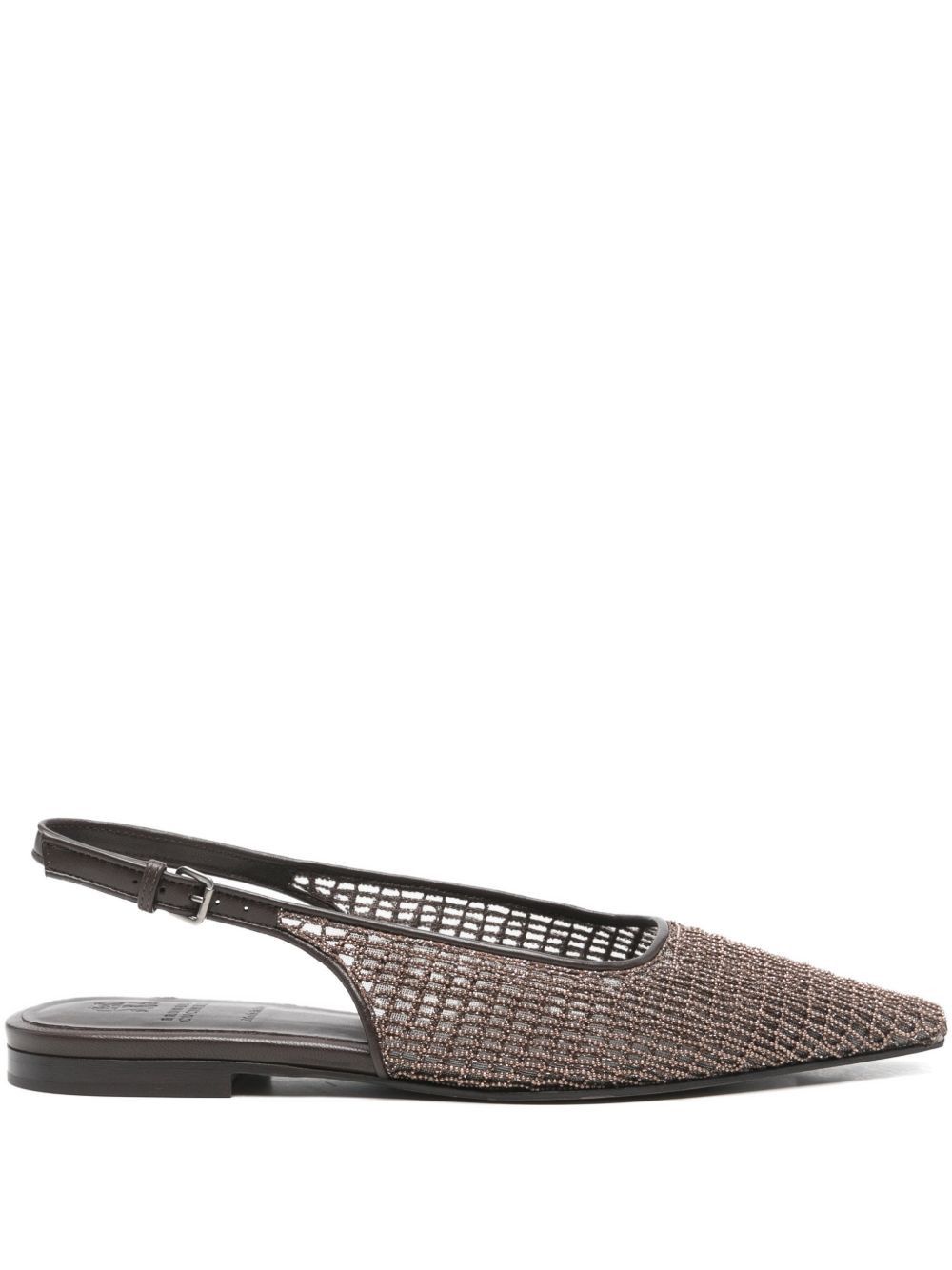 Brunello Cucinelli LEATHER BALLETS Size US 6 / IT 36 - 1 Thumbnail