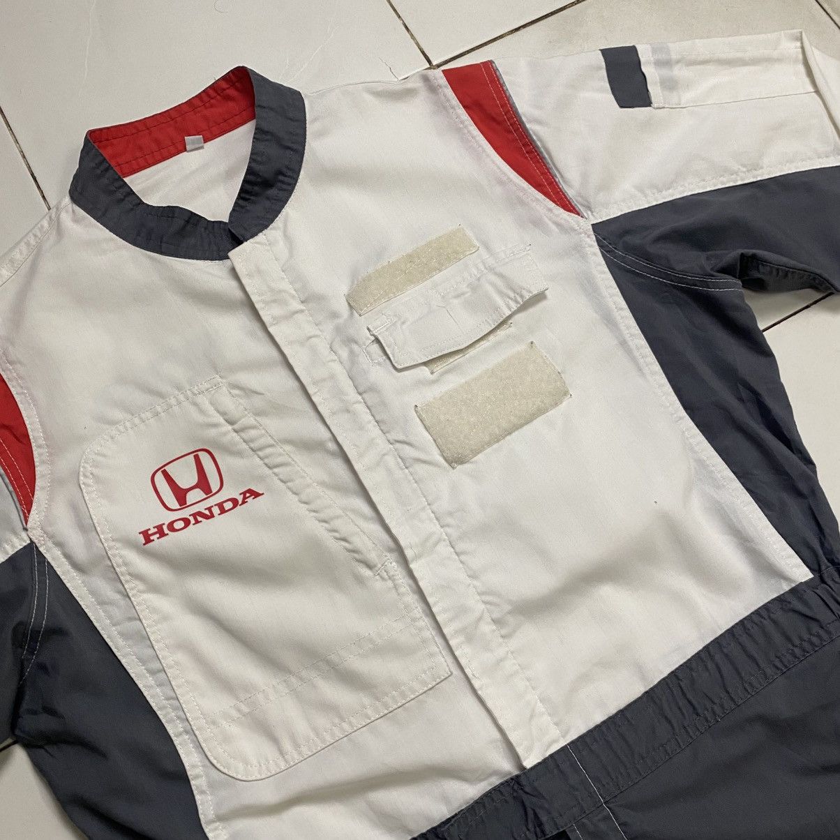 Honda Vintage Honda White Coveralls Waist 33-34 Size US L / EU 52-54 / 3 - 9 Thumbnail
