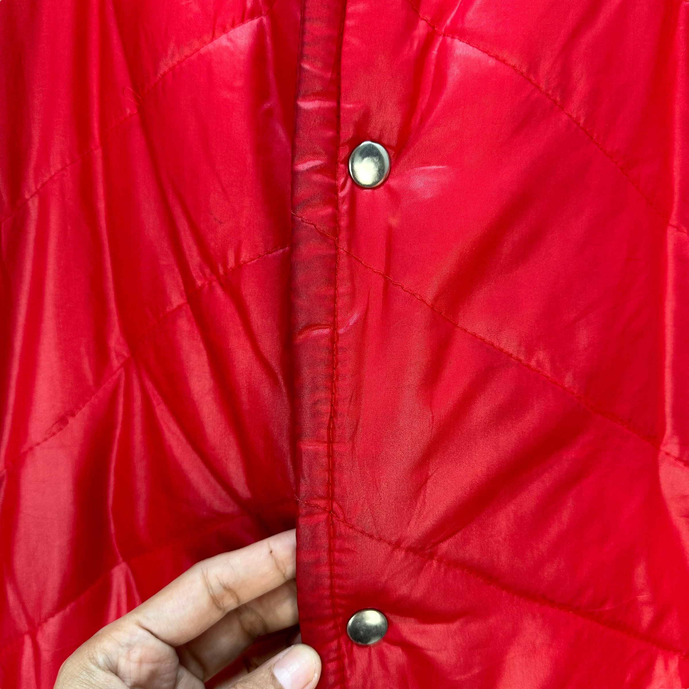 Fiorucci VINTAGE FIORUCCI RED PUFFER LONG COAT JACKET #8395-007 Size US M / EU 48-50 / 2 - 6 Thumbnail