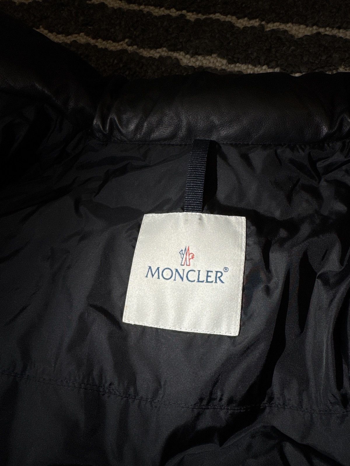Moncler Moncler Leather Puffer Jacket Size US M / EU 48-50 / 2 - 21 Thumbnail