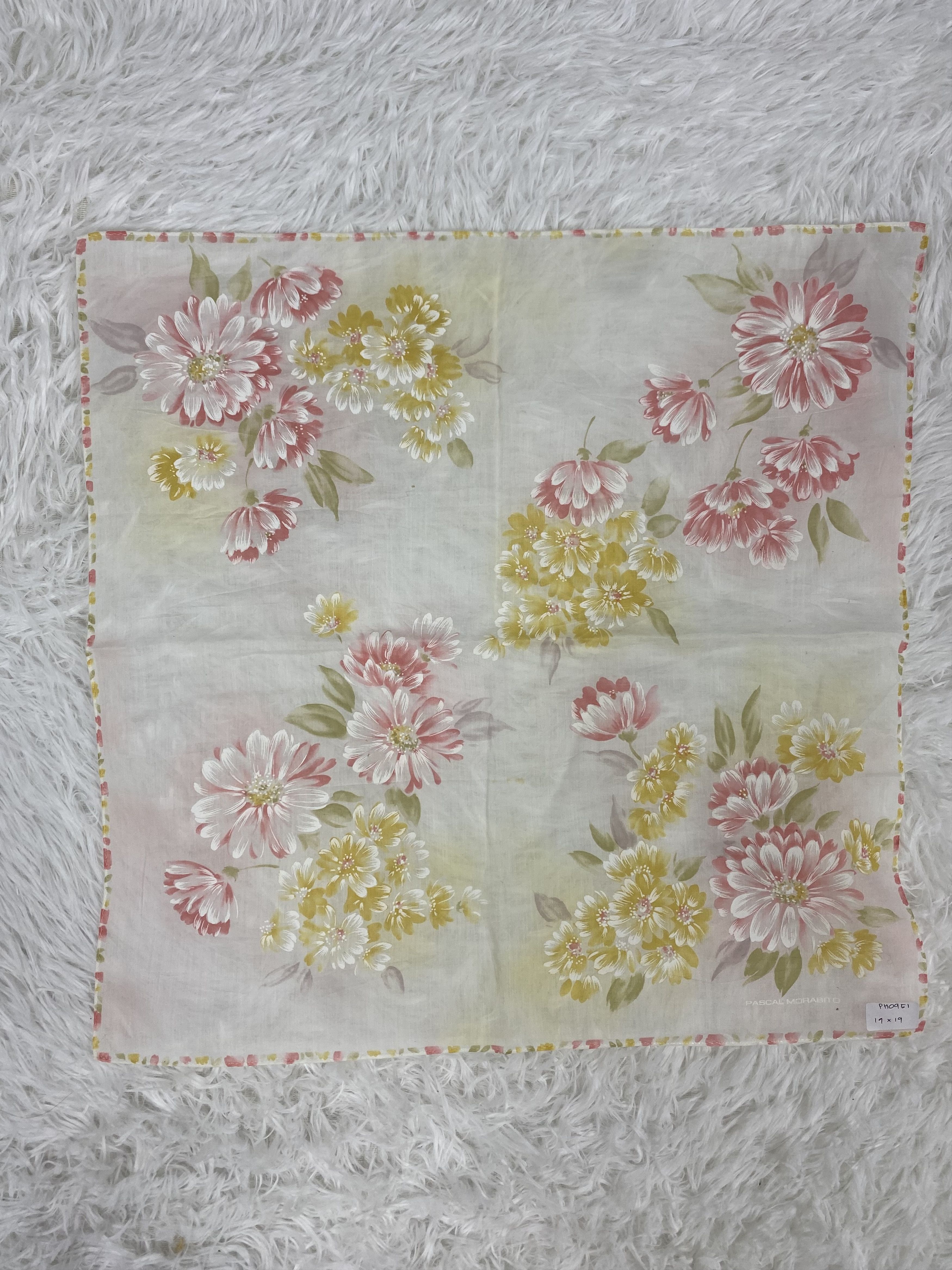Designer × Vintage Vintage Pascal Morabito Handkerchief Neckerchief PH0951 Size ONE SIZE - 3 Thumbnail