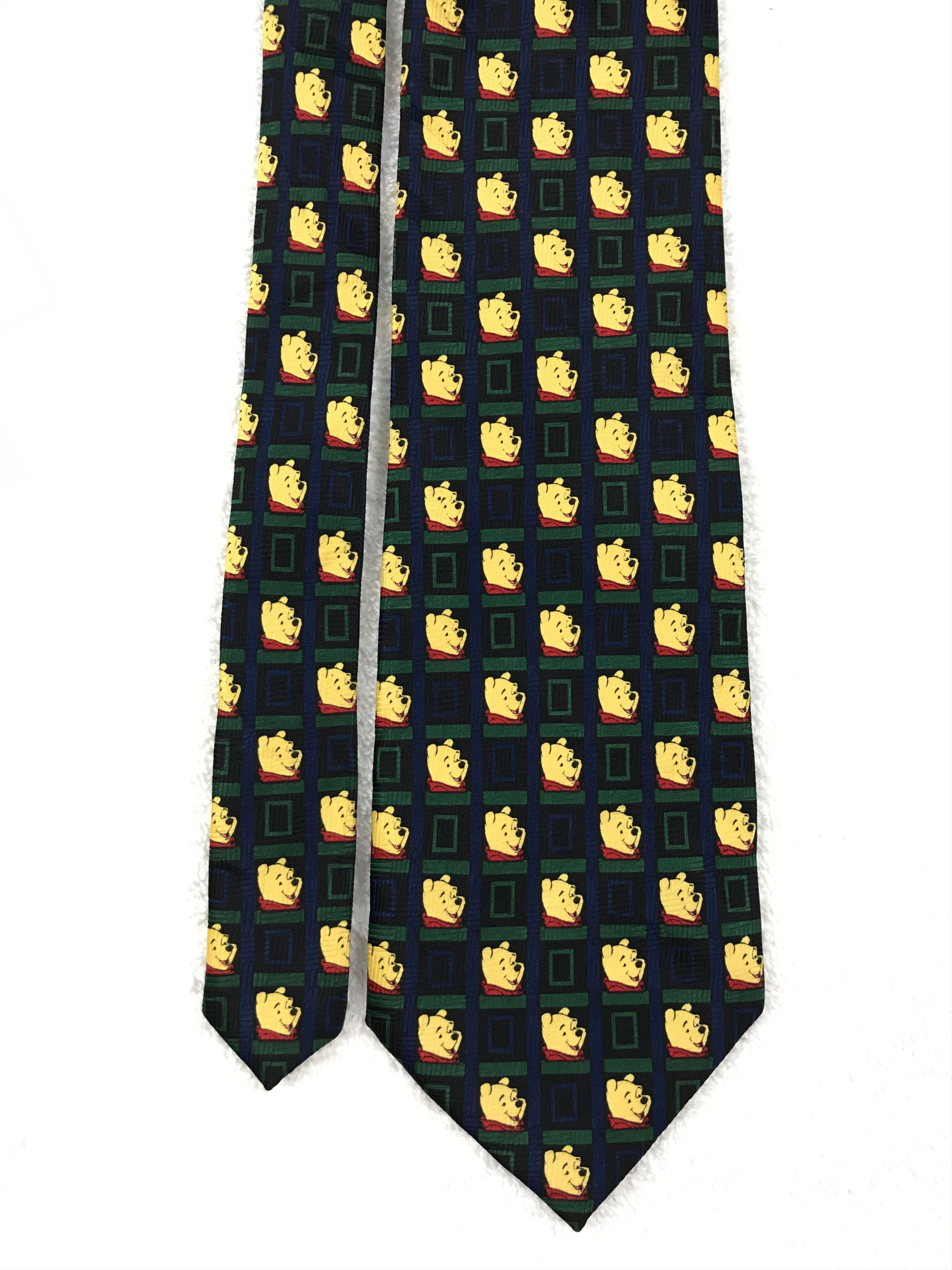 Designer × Vintage Vintage Pooh 100% Polyester Necktie Size ONE SIZE - 3 Thumbnail