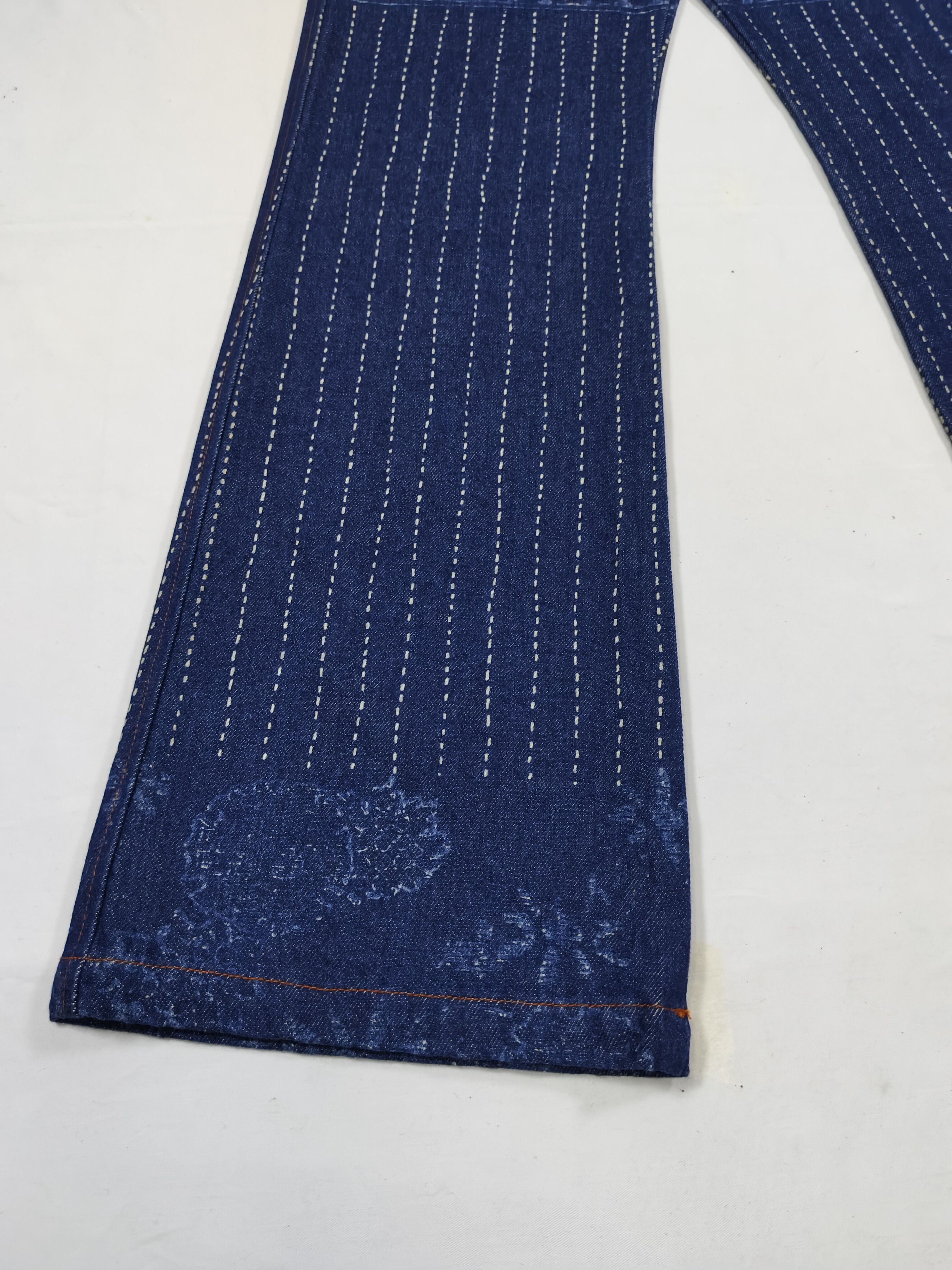Jean Paul Gaultier 90s JPG- Archive Ethnic Baroque Graphic Structural Jeans Size 28" / US 6 / IT 42 - 5 Thumbnail
