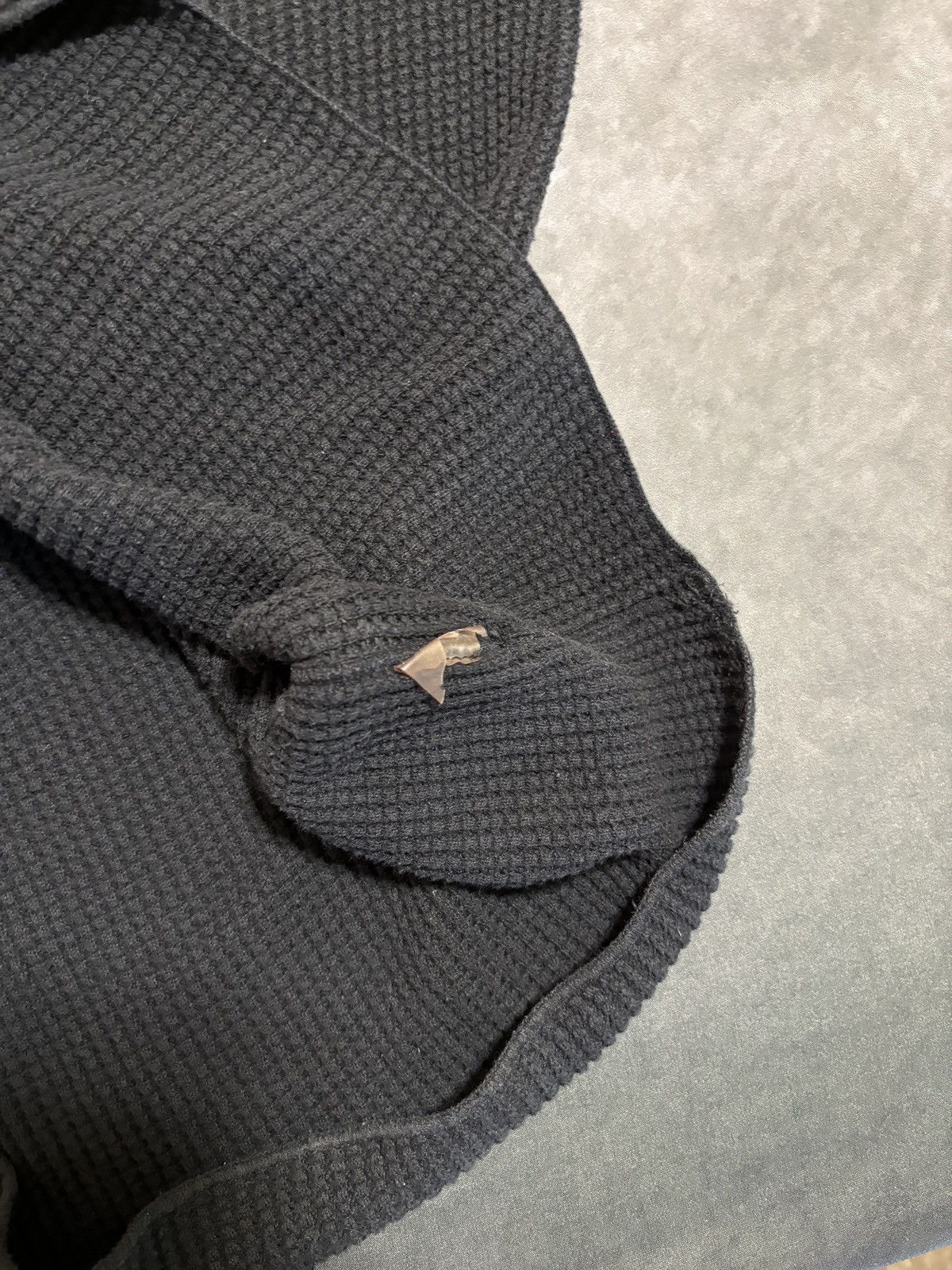 Alexander Wang Alexander Wang Thermal Longsleeve Waffle Knit Shirt Small OS Size US L / EU 52-54 / 3 - 4 Thumbnail