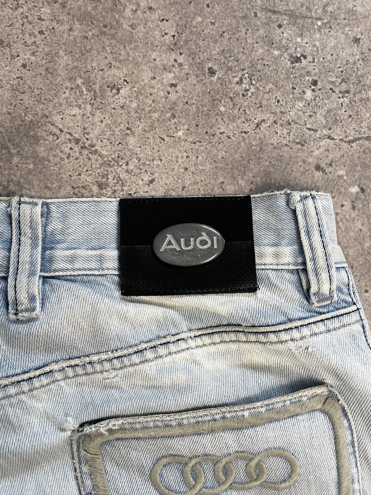 Vintage Y2K Baggy Audi Racing Jeans